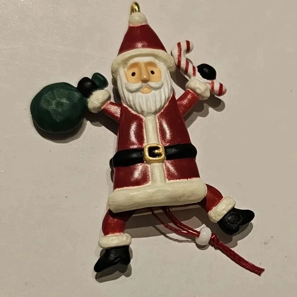 Hallmark Keepsake Miniature "Santa Jumping Jack"  2002